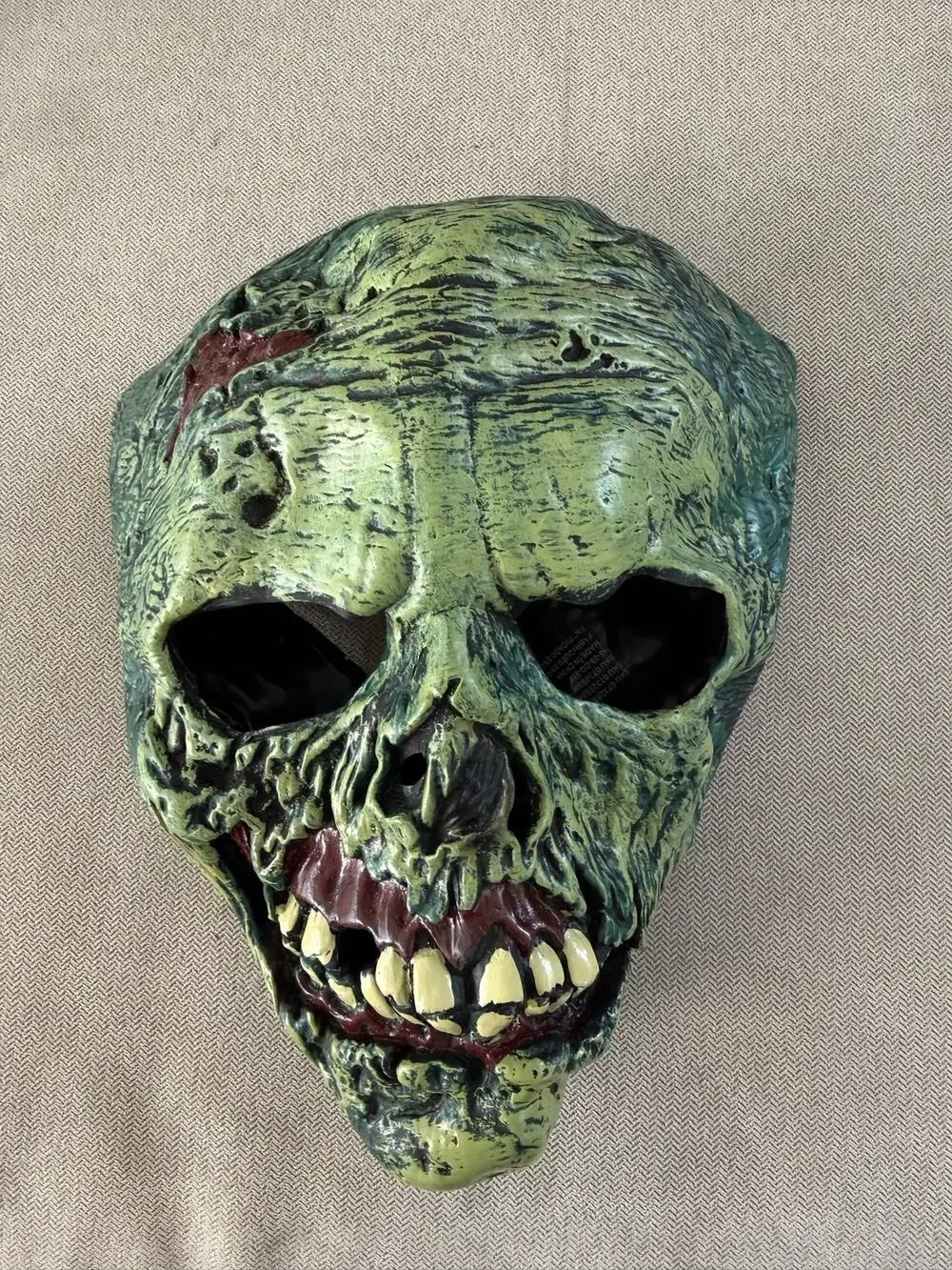 Zombie Skull Mask Green Undead Skeleton Full Face Halloween Horror Costume